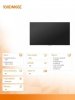 Hisense Monitor 100DM66E 100 cali 4K VA Digital Signage Display 24^7